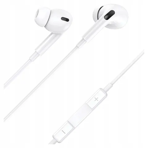 Usams Słuchawki Stereo Lightning Biały – zdjęcie 1