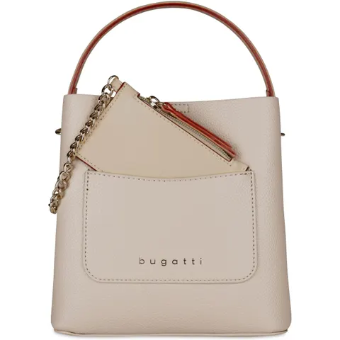 bugatti handtas schoudertas Ella Top Handle Bag Beige – afbeelding 1