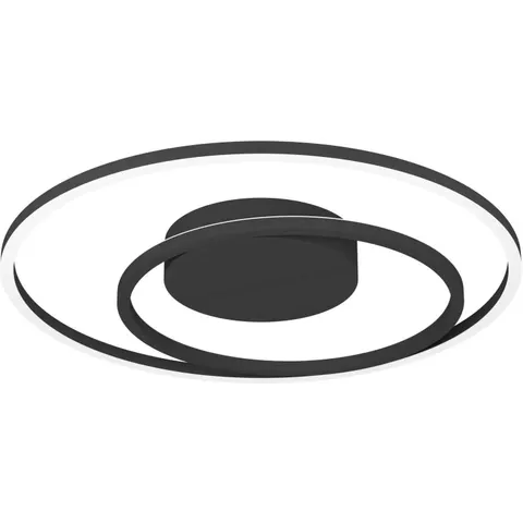 EGLO connect Calagrano-Z LED-Deckenleuchte, Ø45cm – schwarz, weiß – Bild 1