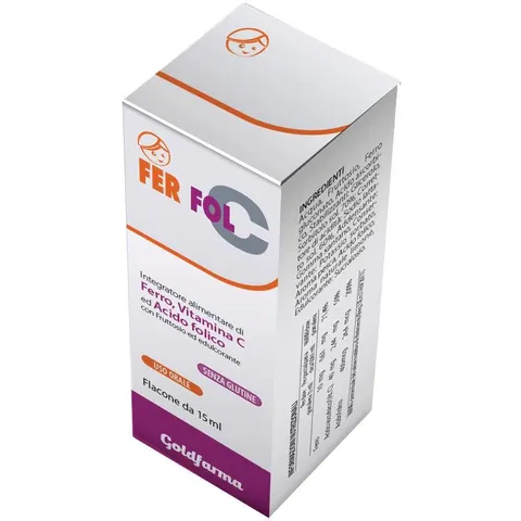 GOLDFARMA Srl FER FOL C GOCCE 15ML – immagine 1