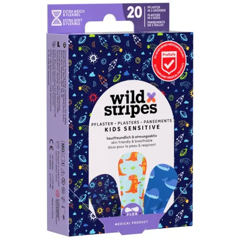wild Stripes KIDS SENSITIVE 20 St Pflaster – 077271 – Bild 1