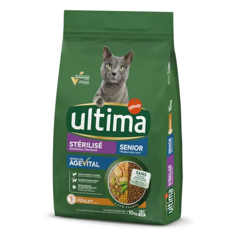 Ultima Sterilized Senior Frango - 10 kg – imagen 1