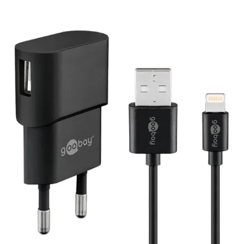 Set di ricarica Goobay Apple Lightning - 1 m – immagine 1
