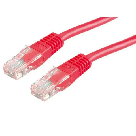 VALUE 21991561 - Cable de interconexiones Cat.6, UTP, rojo, 5 m – imagen 1
