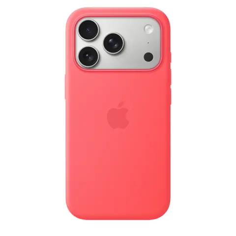 Apple iPhone 17 Pro Silikon Case mit MagSafe, Guavepink – Bild 1
