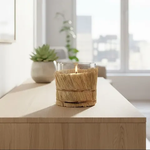 Natural Small Candle Holder | Kuta – image 1