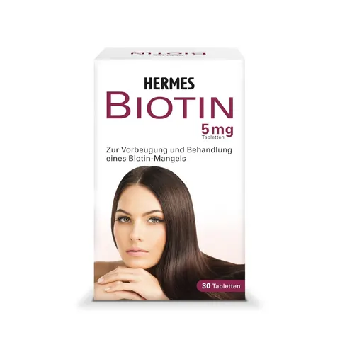 Biotin Hermes 5 mg Tabletten 30 St – Bild 1