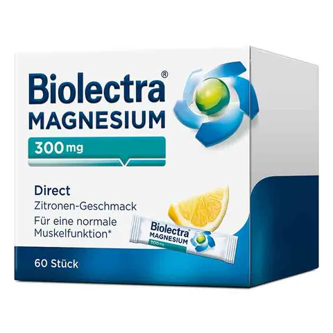 Biolectra MAGNESIUM 300mg Direct Zitrone 60 St Pellets – Bild 1