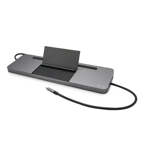 I-TEC USB-C Metal Dock 3xDisplay+PD – Grau – Bild 1
