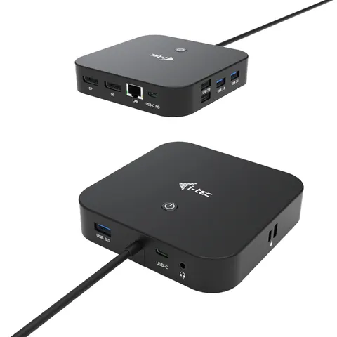 I-TEC USB-C Dual Display Docking Station – Schwarz – Bild 1