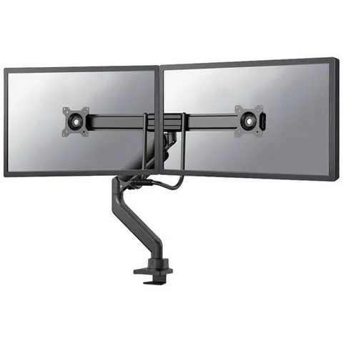 NEOMOUNTS Next Core Desk Mount 2 screens – Schwarz – Bild 1