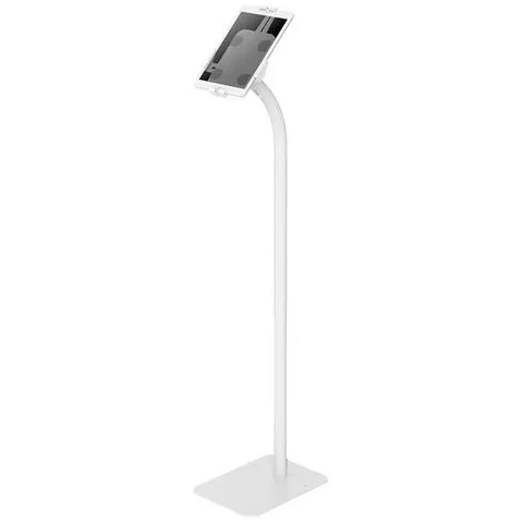 NEOMOUNTS Lockable Universal Floor Stand – Weiß – Bild 1