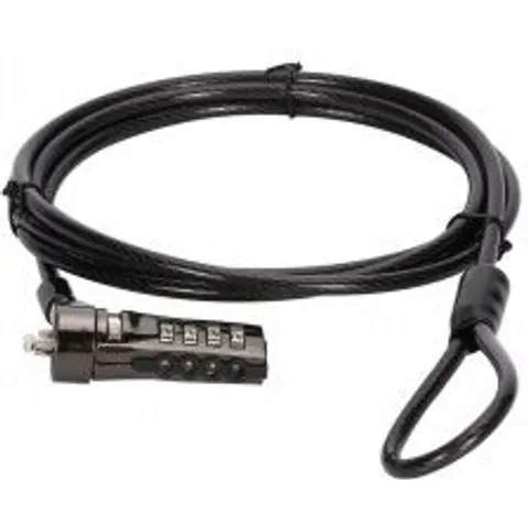 Conceptronic CUSTODIO01BS cable antirrobo Negro 1,8 m – imagen 1
