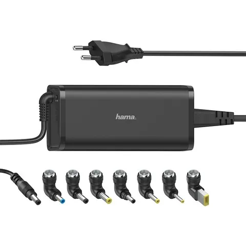 Hama Universele notebook-netadapter, 15-19V/90W – afbeelding 1