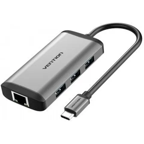 Vention Docking USB Tipo-C - 1xHDMI - 3xUSB - 1xUSB Tipo-C - 1xRJ45 – imagen 1