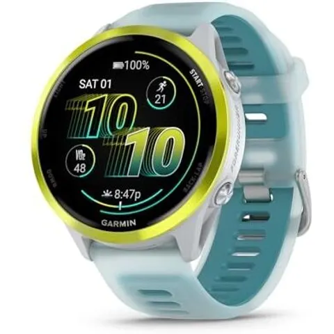 Garmin GPS-Laufuhr Forerunner 570 47mm hellblau B – Bild 1