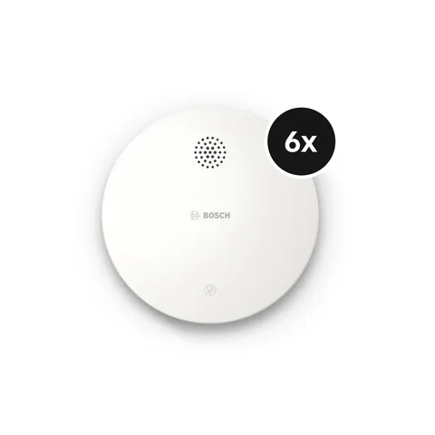 Bosch Smart Home Rauchwarnmelder II - 6er-Set – Bild 1