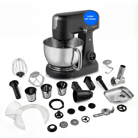 Life (MD12600) Küchenmaschine schwarz – Bild 1
