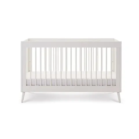Obaby Maya Cot Bed - Nordic White - No Mattress – image 1