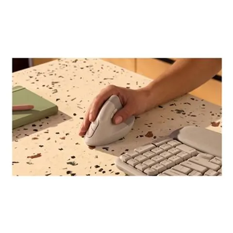 LOGI Lift Vertical Ergonomic Mouse SAND – Bild 1