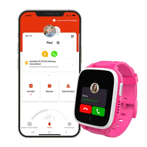 XGO3 2nd Gen Smartwatch pink – Bild 1