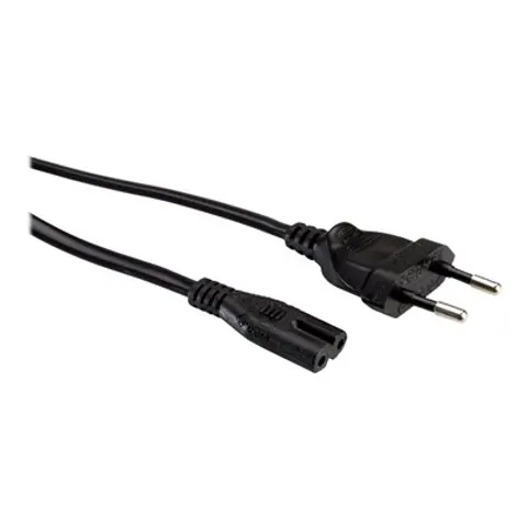 VALUE Netzkabel Euro-Flachstecker 5m – Bild 1