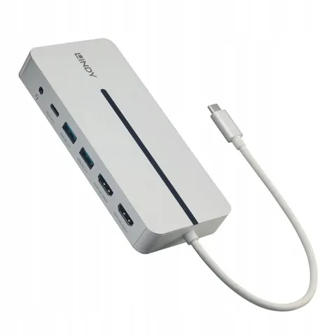 LINDY DST-Mx Duo, USB C Laptop/MacBook Mini Dockingstation – Bild 1