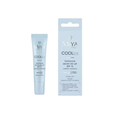 Miya Cosmetics Ochronne serum do ust SPF 15 – zdjęcie 1