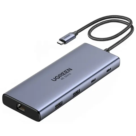 Ugreen REVODOK PRO 10 10IN1 HDMI DOCK Grijs – afbeelding 1