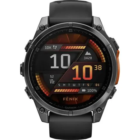 Garmin fenix 8 47mm Smartwatch Schwarz – Bild 1