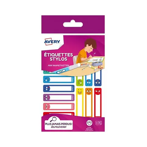 AVERY Zweckform Stiftetiketten Gesichter 50x10 – Bild 1