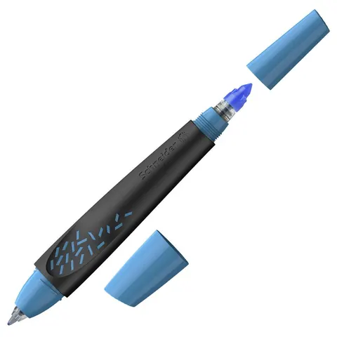 Rollerpen Schneider Breeze medium zwart/blauw – afbeelding 1