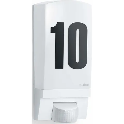 STEINEL 650513 - Wall light fixture, L1S, E27, white, IP44 – image 1
