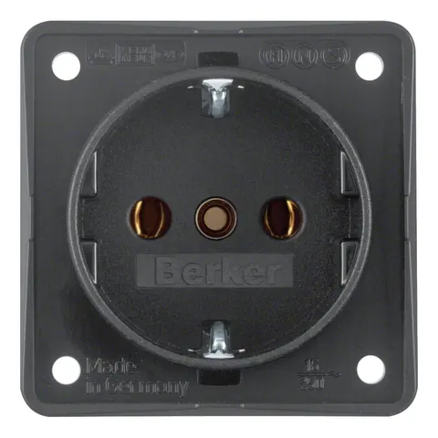 Hager Berker Integro Wall Outlet (WCD Switchgear) (Europäische Steckdose) - 941852505 – Bild 1