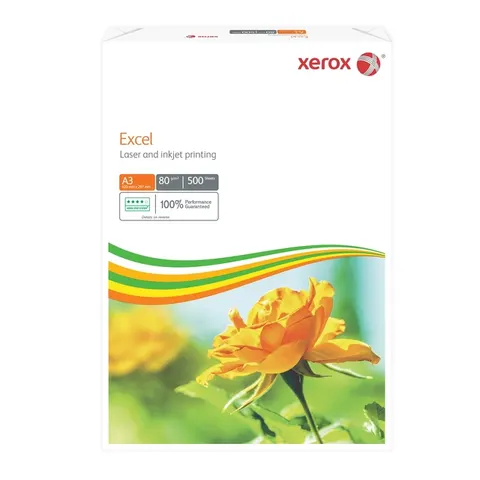 Kopieerpapier xerox excel a3 80gr wit – afbeelding 1