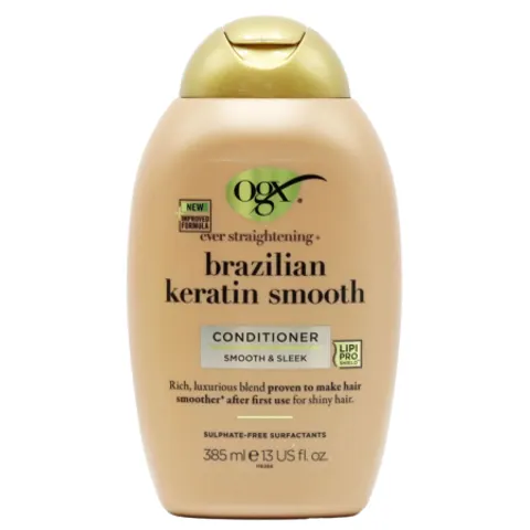 OGX Brazilian Keratin Smooth Conditioner – 385ml – afbeelding 1