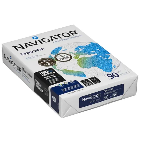 Kopieerpapier Navigator Expression A4 90gr wit 500vel – afbeelding 1