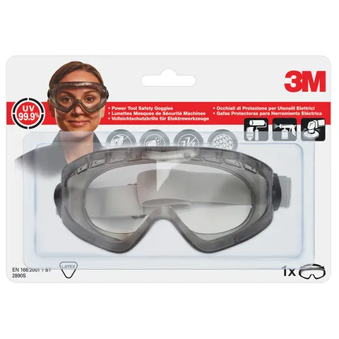 3M Ruimzichtbril 2890SC, heldere glazen – afbeelding 1