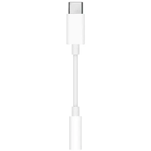 Apple USB-C auf 3,5 mm Jack Audio Adapter - Weiß – Bild 1