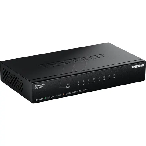 TRENDnet TEG-S381 2.5G Switch - Switch - 1 Gbps – Bild 1