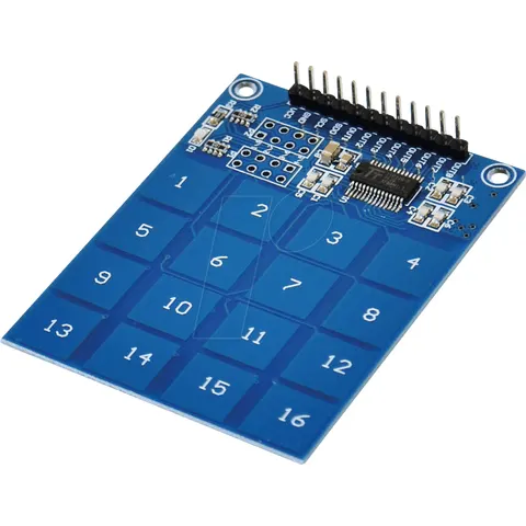 FREI DEBO TOUCH 16CH - Developer Boards - Touch Pad, 16 Keys, capacitive, TTP229 – image 1