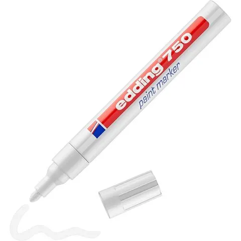 EDDING 750WS - Paint marker, white, 2.0 - 4.0 mm – image 1