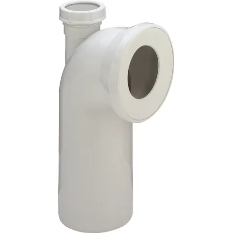 Viega Closetbocht 90Gr. M/Aansl. 40 Wit – afbeelding 1