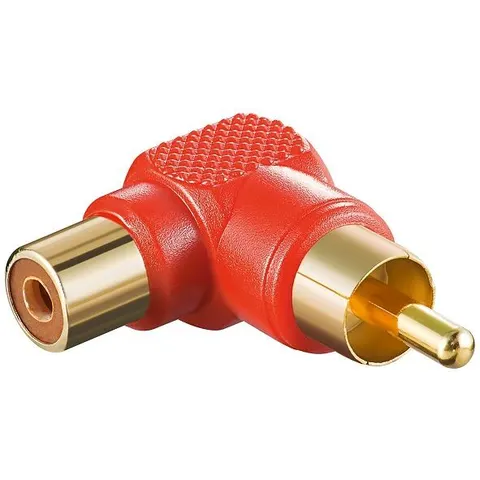 GOOBAY 11686 - RCA connector to angled RCA socket – image 1