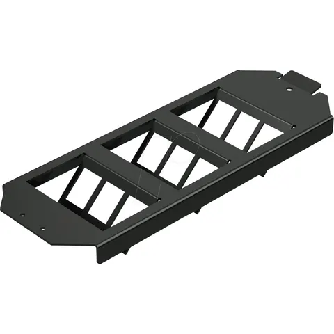 EASYLAN ABGECO33 - keystone floor box Basic UT4, 9-port, support plate GB3 – image 1