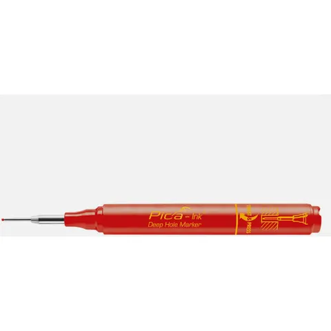 Pica diepgatmarkeerstift Rood – afbeelding 1