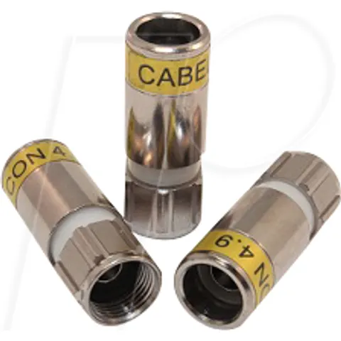 CABELCON CC 99909941-01 - F-plug, compression, TrueDrop – image 1
