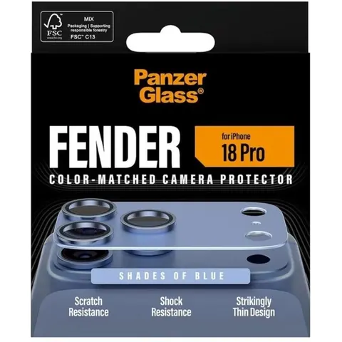 PanzerGlass Fender iPhone 18 Pro Camera Protector - Blue – image 1