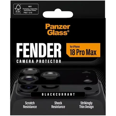 PanzerGlass Fender iPhone 18 Pro Max Camera Protector - Black – image 1