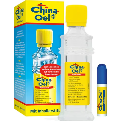 China-Öl + Inhalator 25 ml Ätherisches Öl – Bild 1